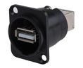 Adapter, Gerade, USB-A 2.0-Buchse - USB-B 2,0 Stecker